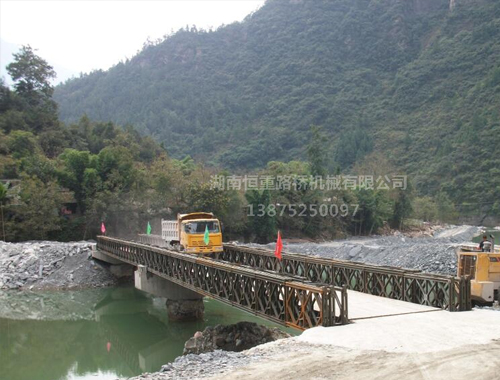 湖南搶險救災(zāi)為什么會架設(shè)貝雷橋？